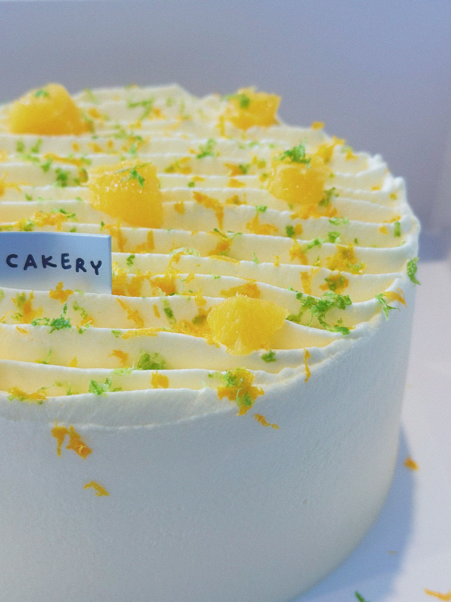 Orange Blossom Chiffon Cake