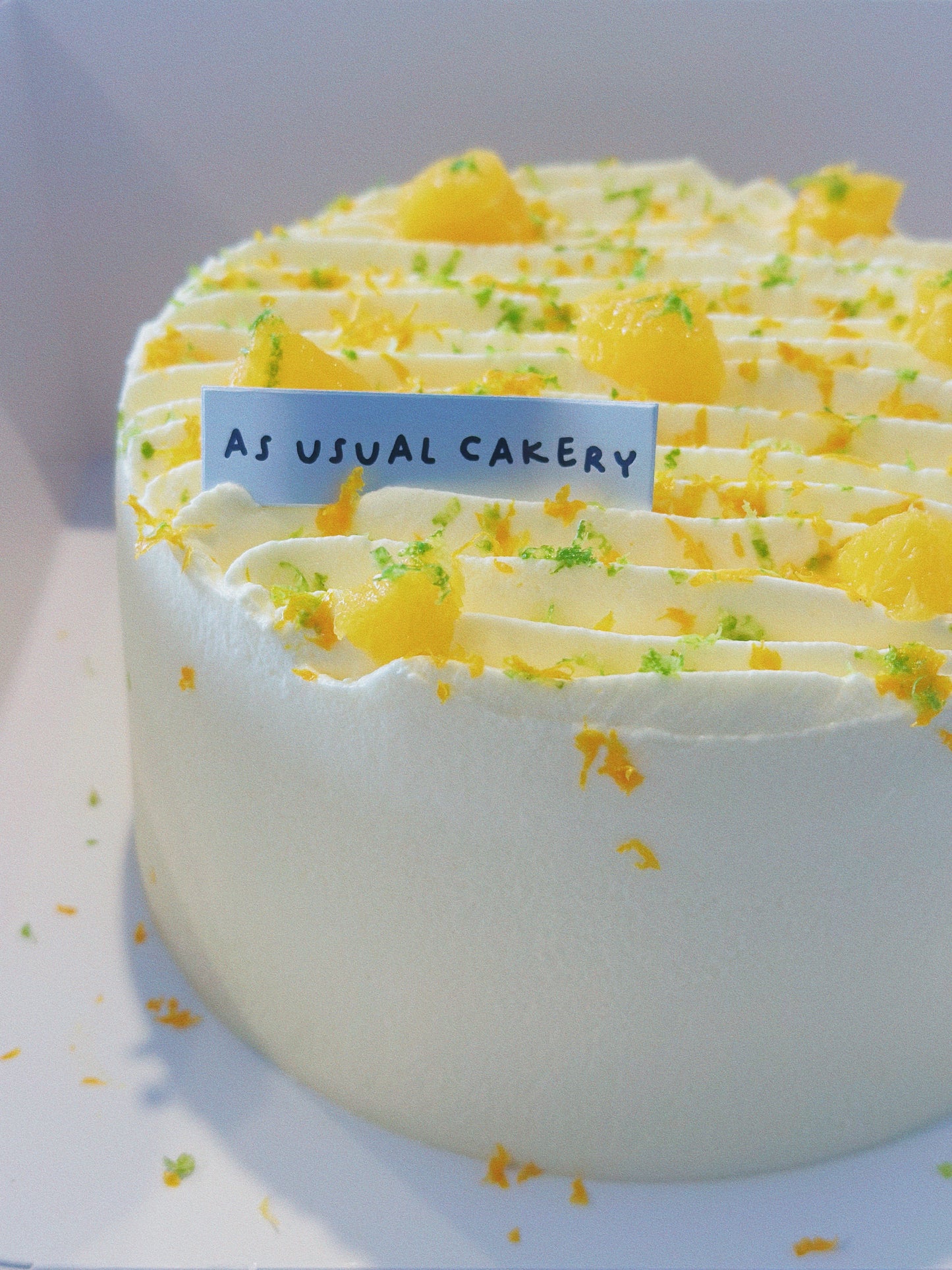 Orange Blossom Chiffon Cake