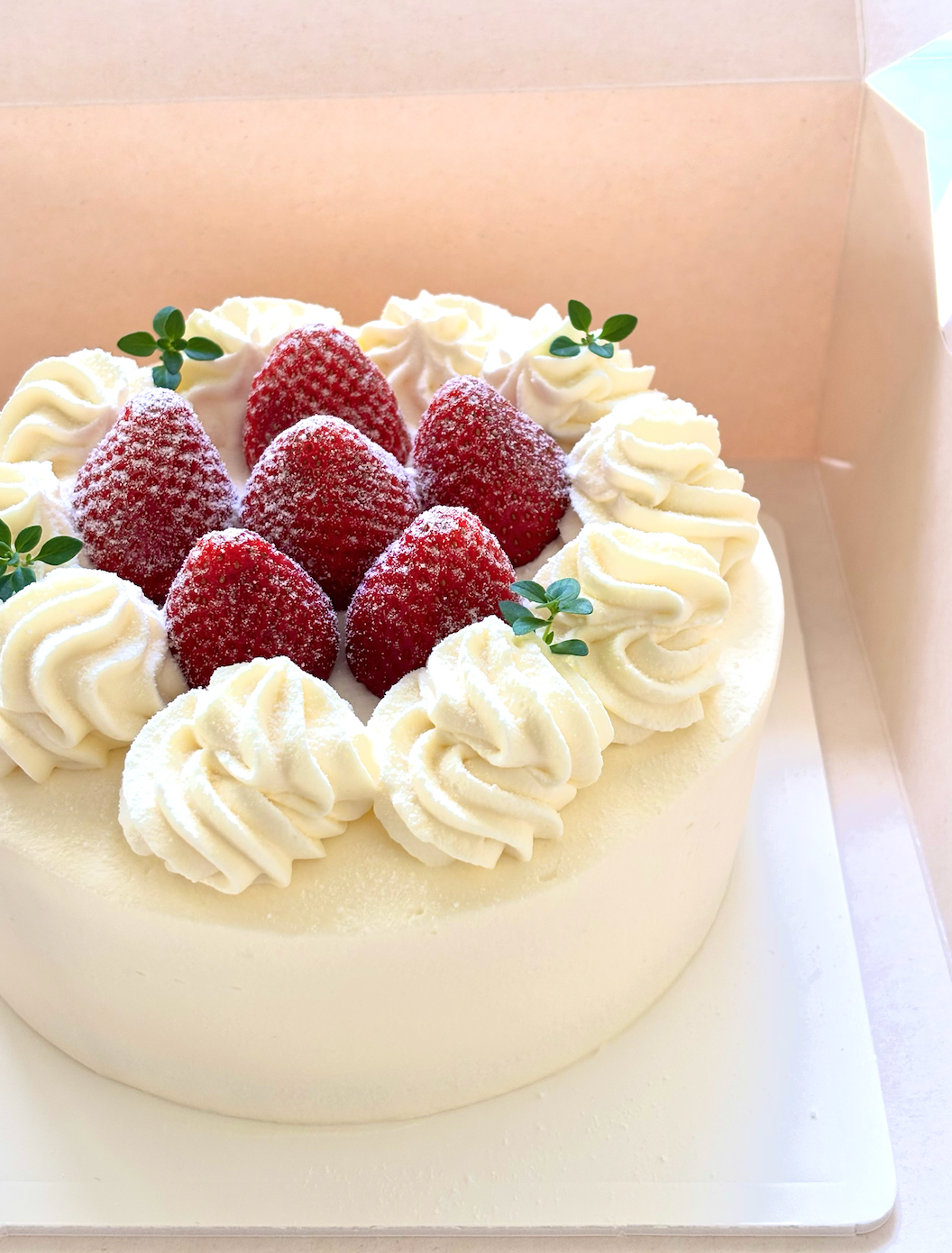 Strawberry Cream Chiffon Cake