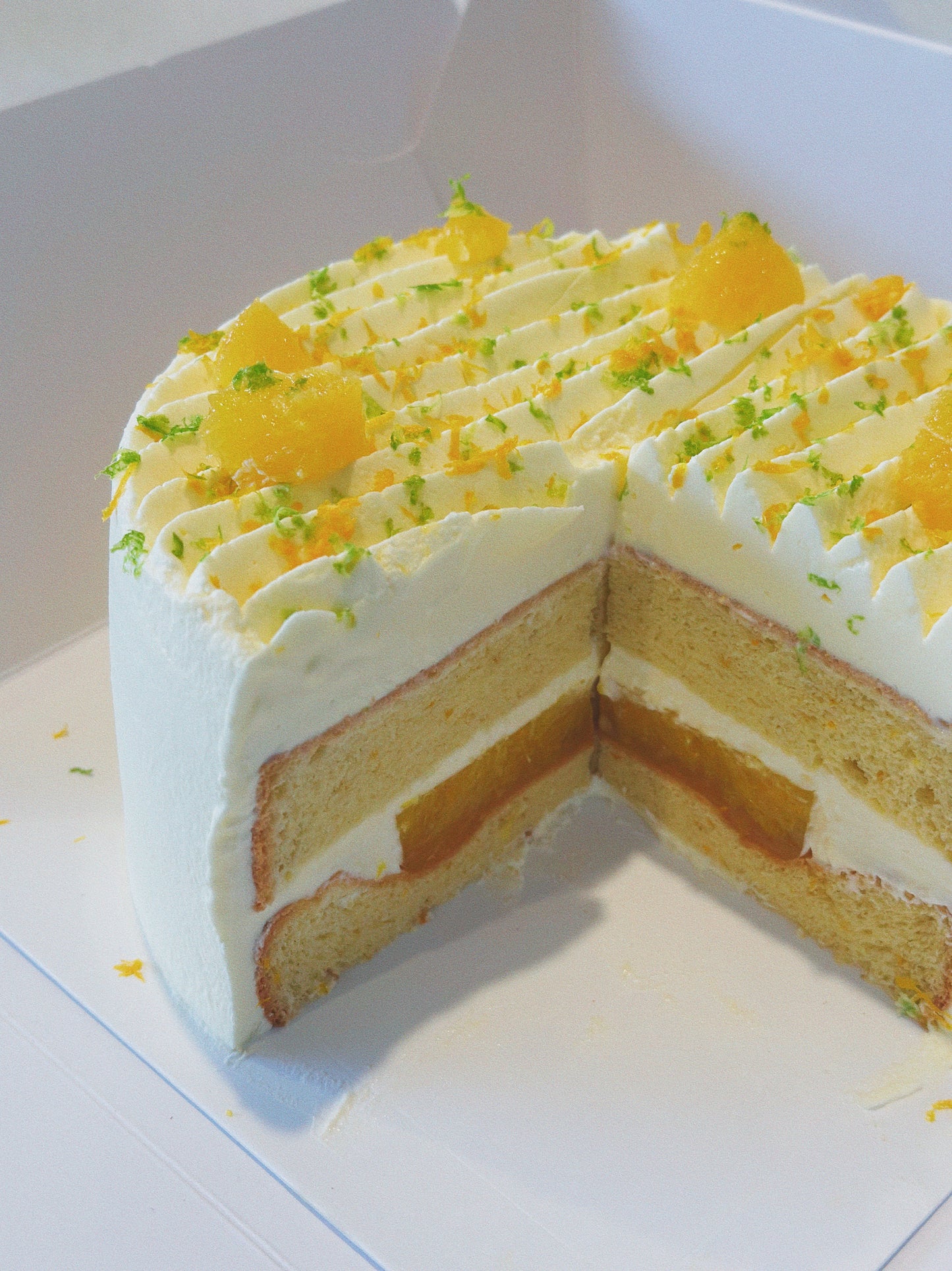 Orange Blossom Chiffon Cake