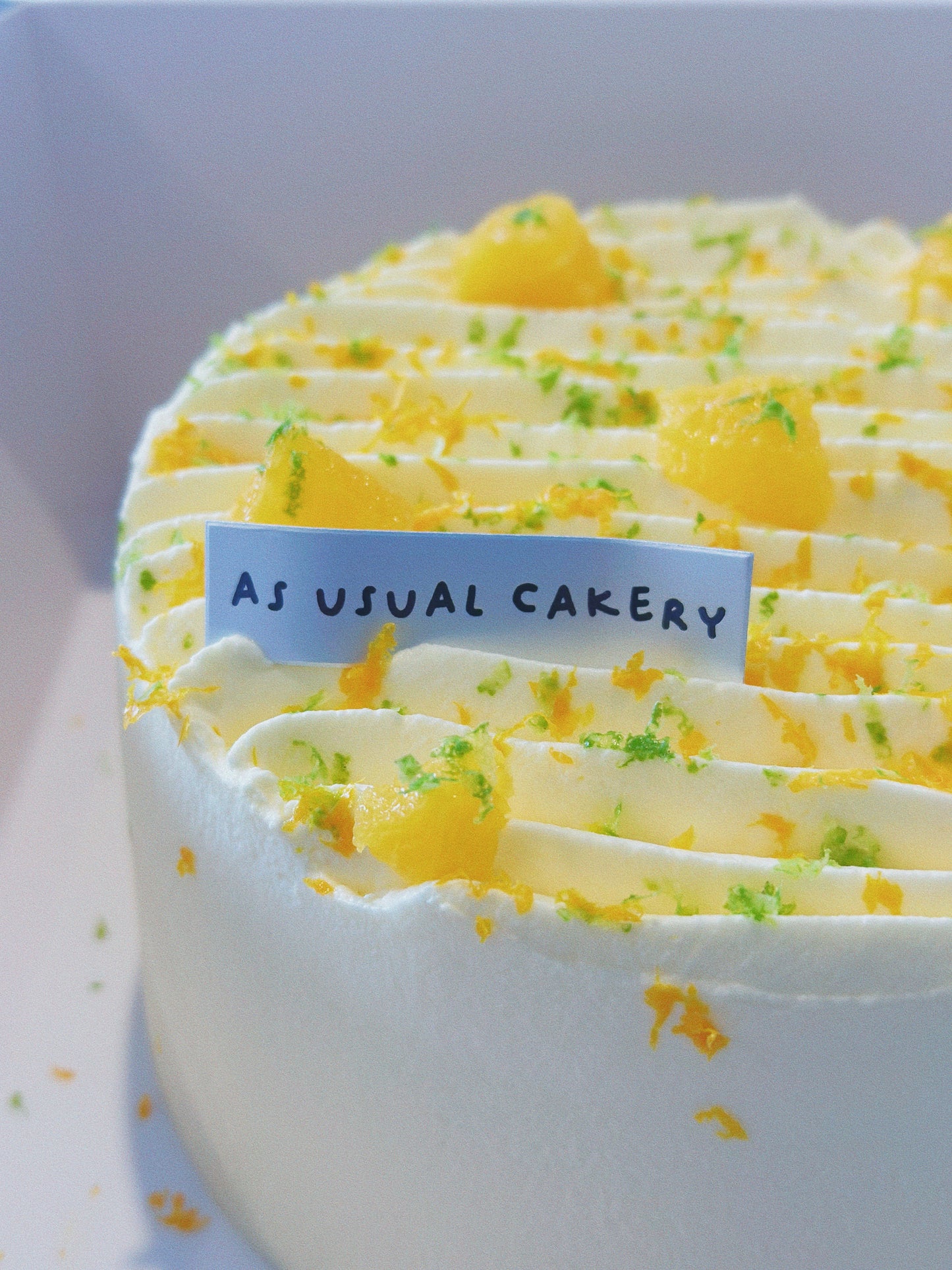 Orange Blossom Chiffon Cake