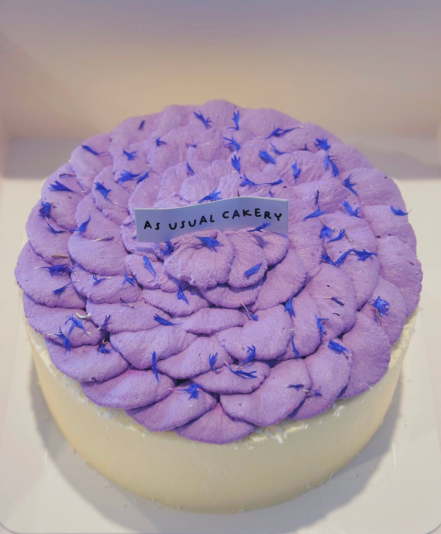 Taro Coconut Chiffon Cake