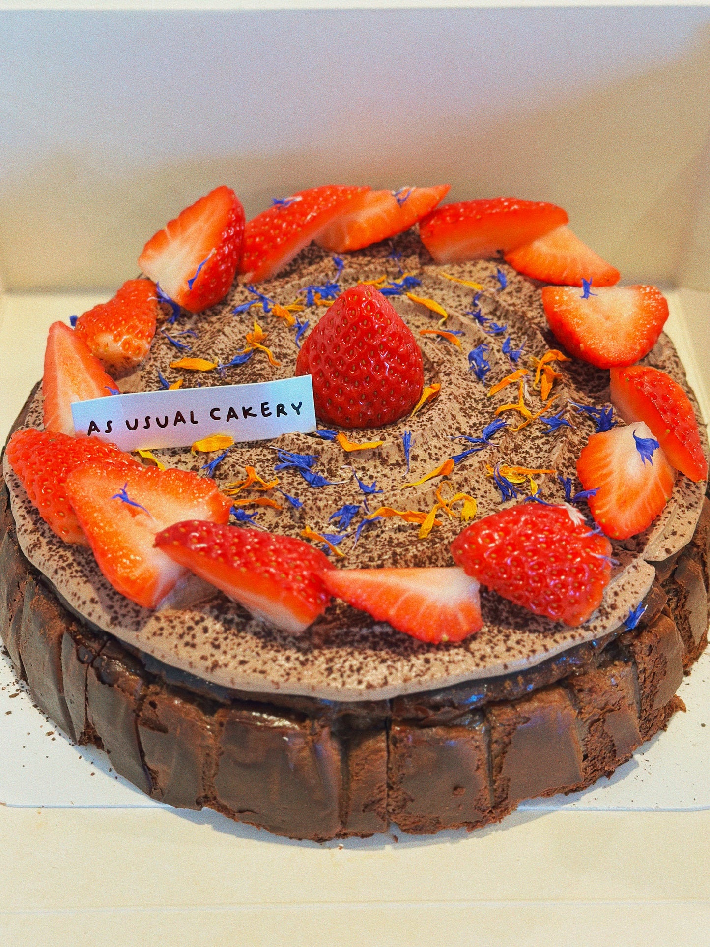 Luxurious Dark Chocolate Basque Cheesecake