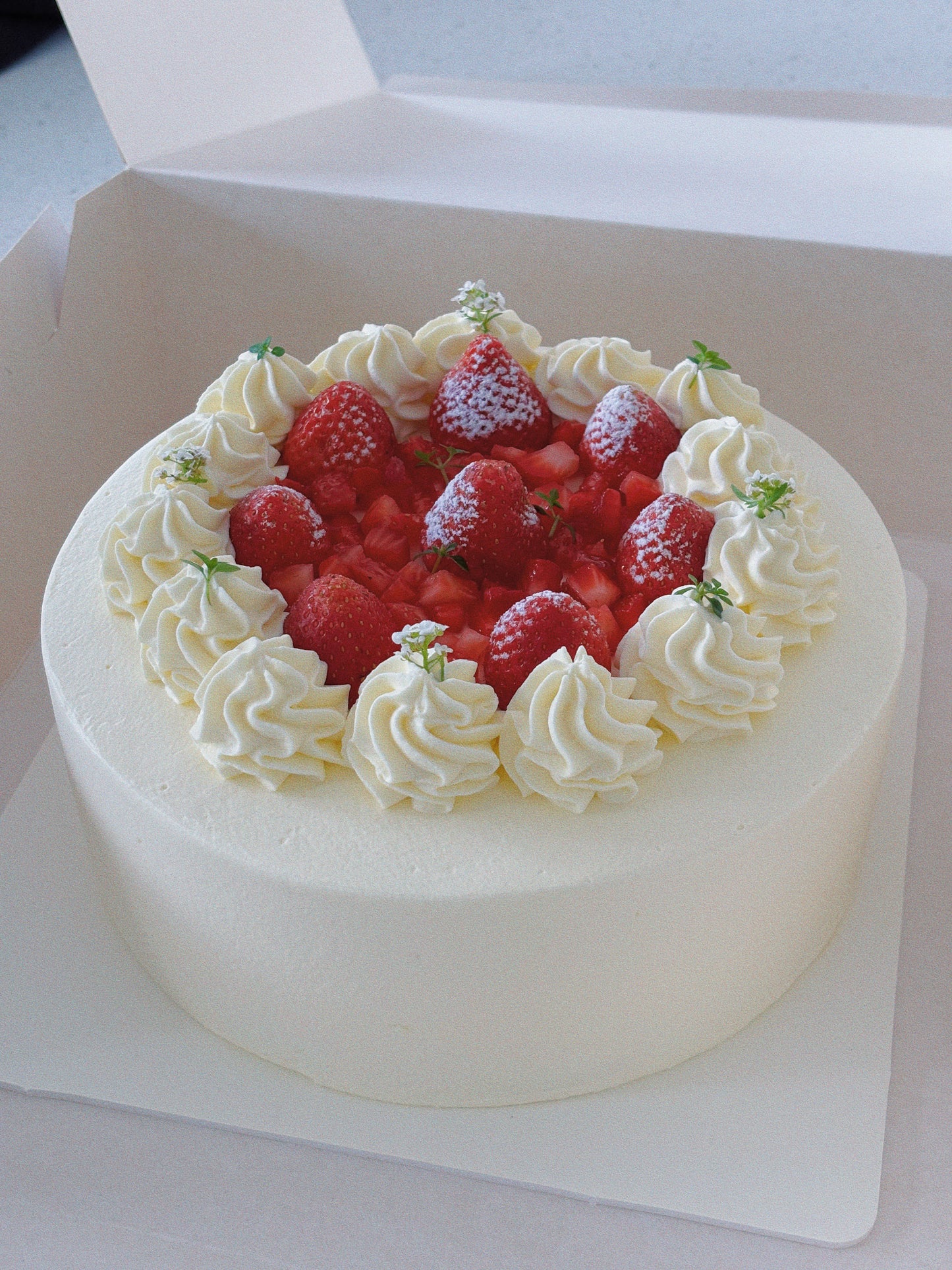 Strawberry Cream Chiffon Cake