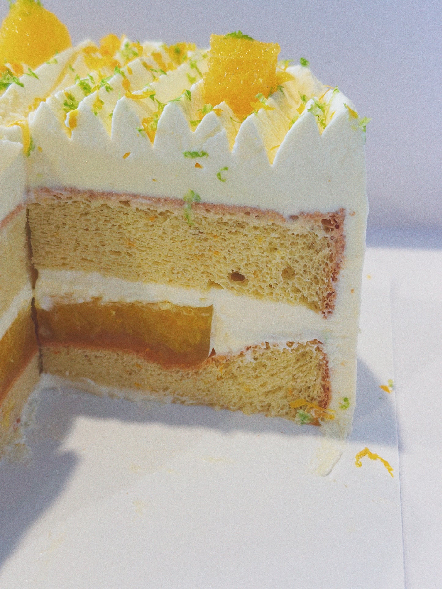Orange Blossom Chiffon Cake