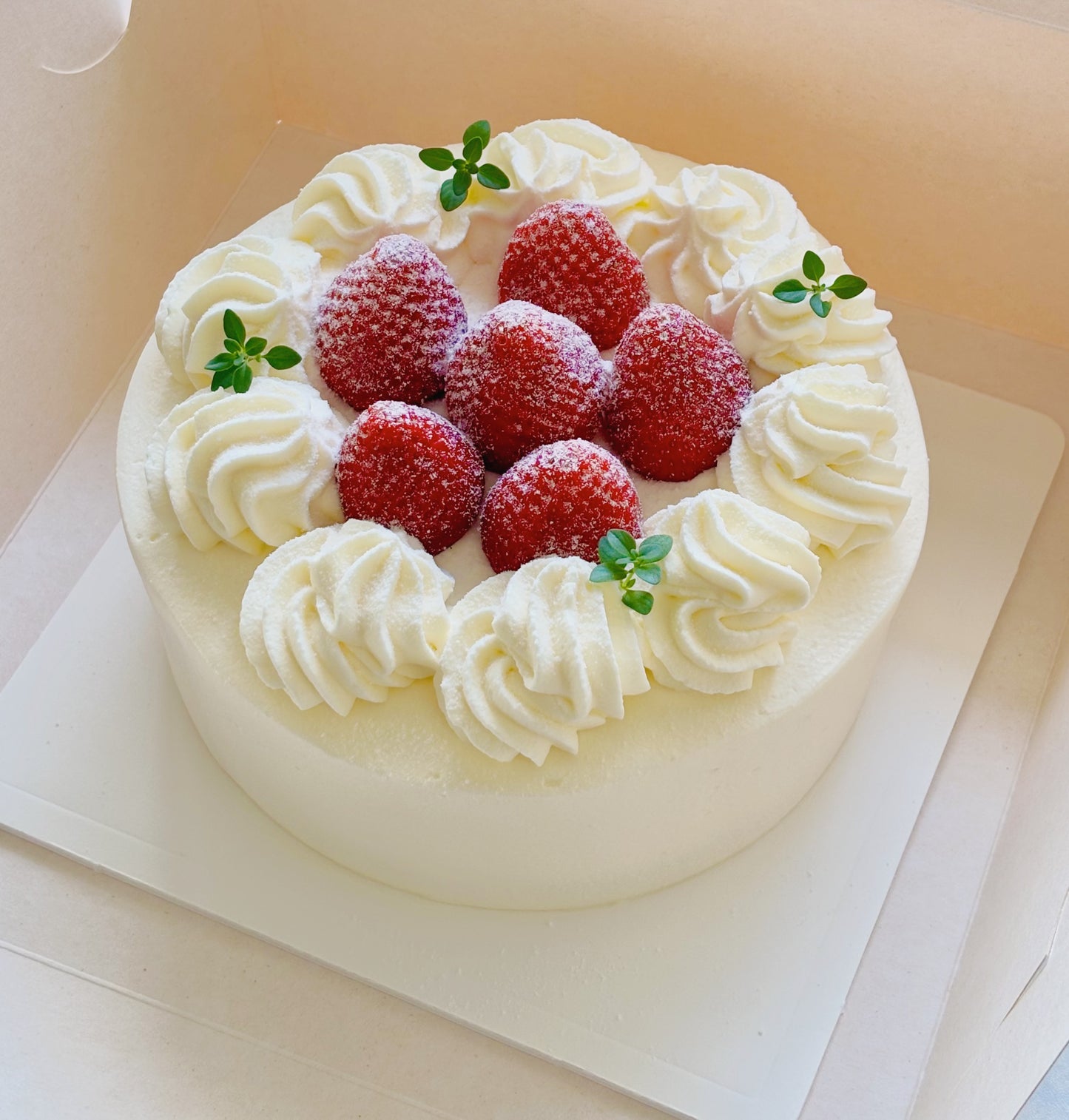 Strawberry Cream Chiffon Cake