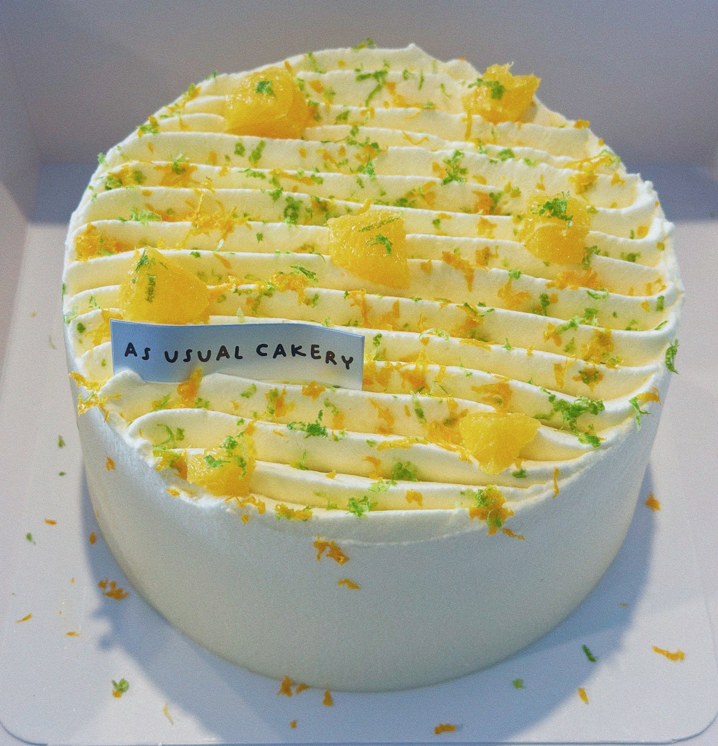 Orange Blossom Chiffon Cake