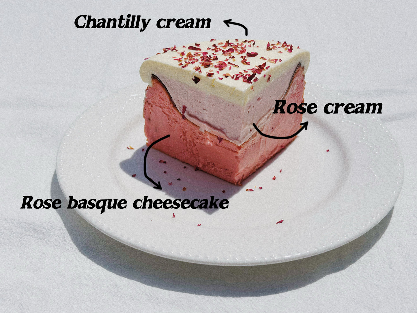 Rose Basque Cheesecake