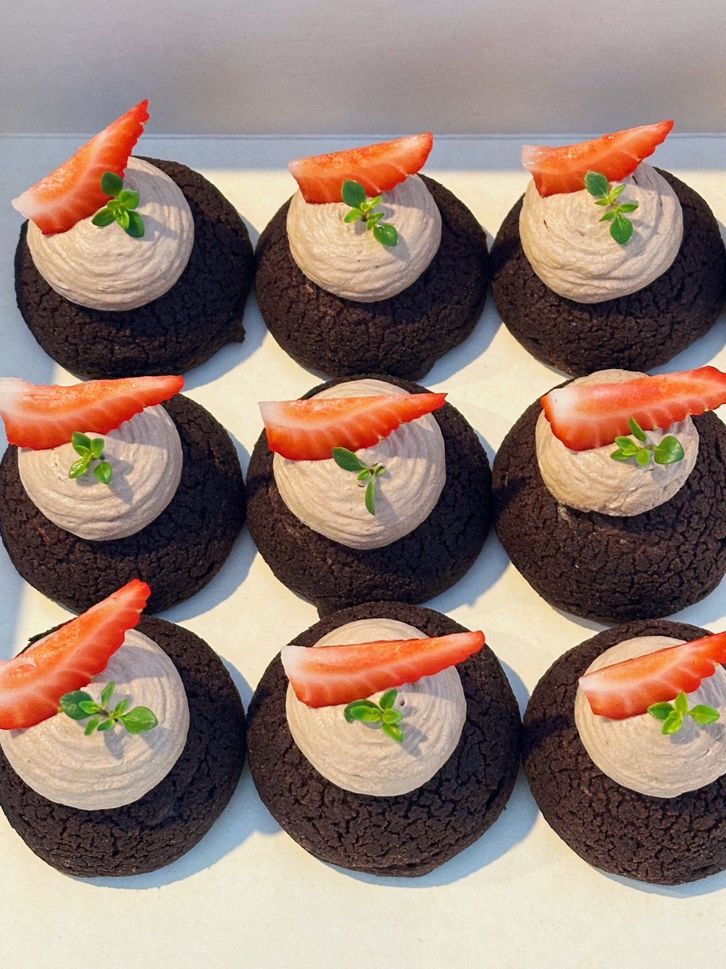 Cream Choux Puffs (Choux au Craquelin)