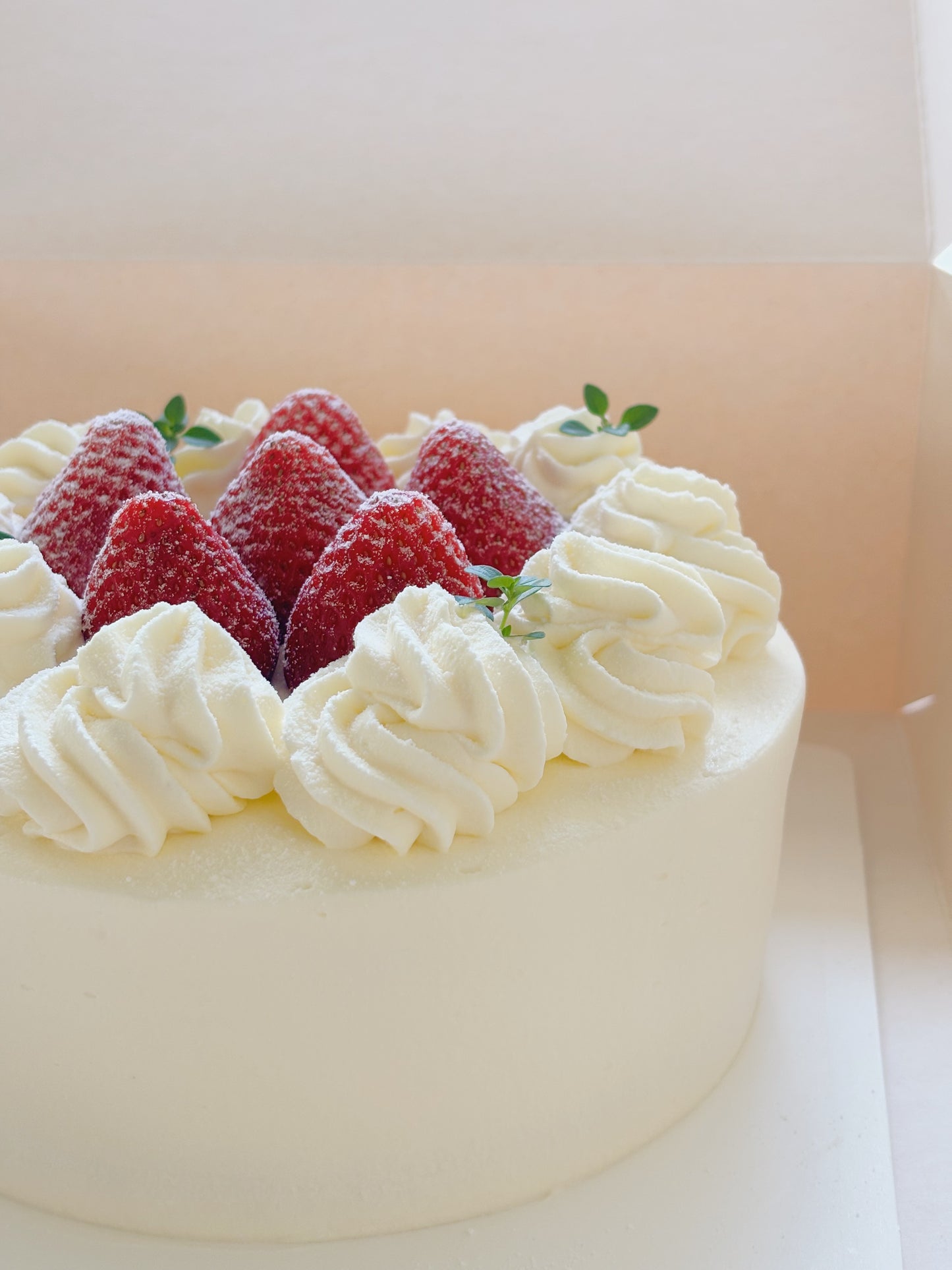 Strawberry Cream Chiffon Cake