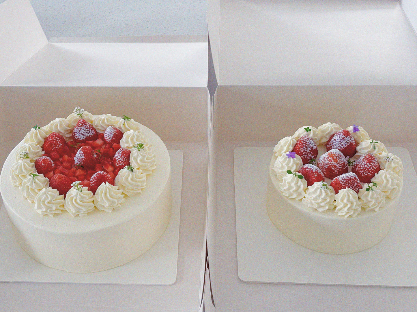 Strawberry Cream Chiffon Cake