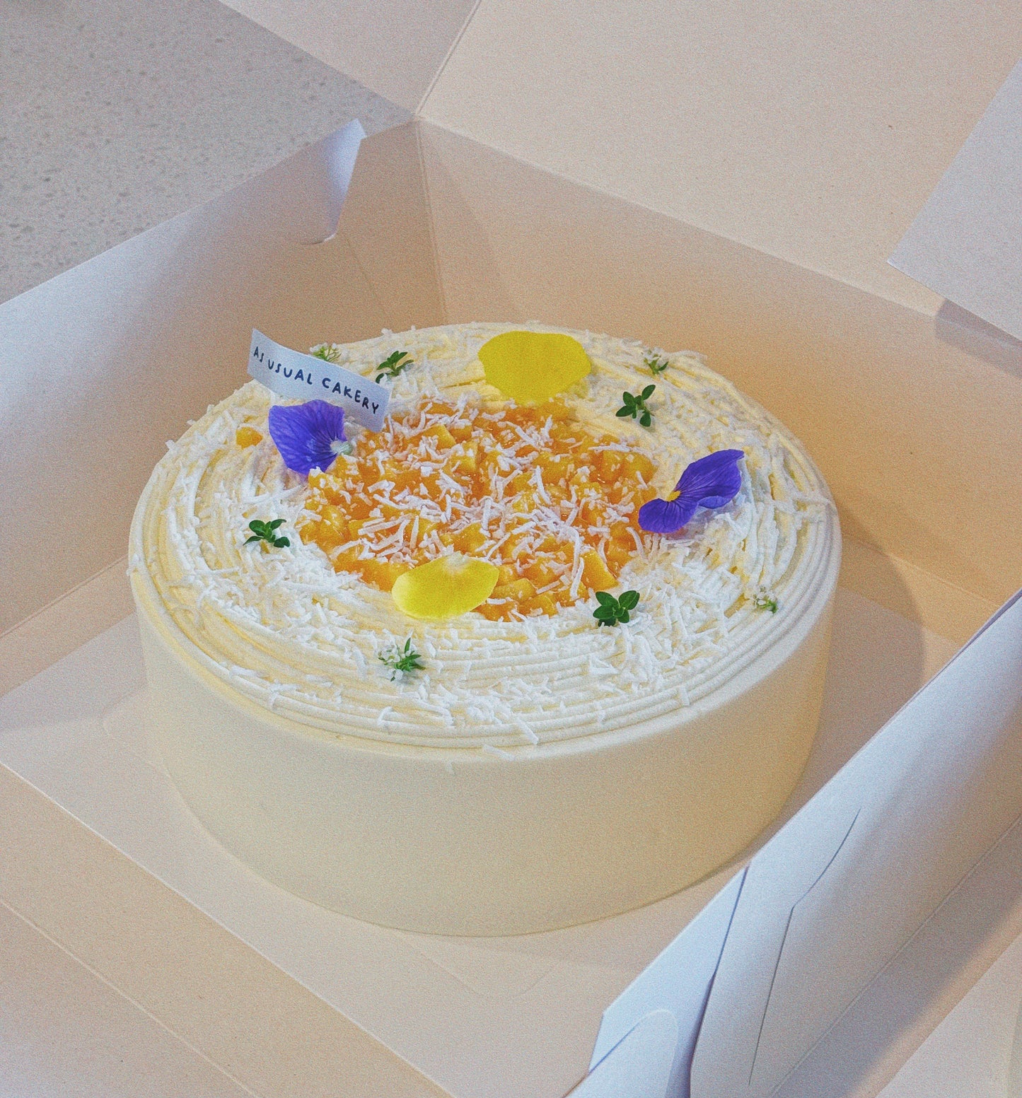 The SOFTEST Mango Cake