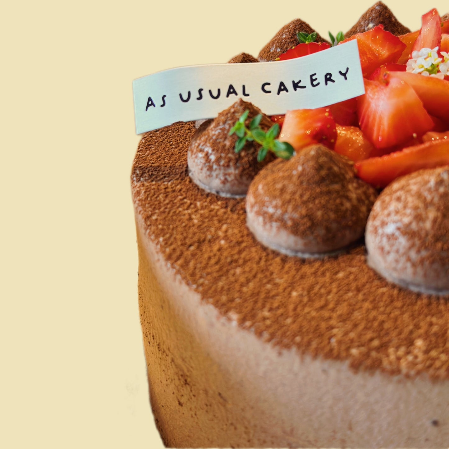 Dark Chocolate Chiffon Cake