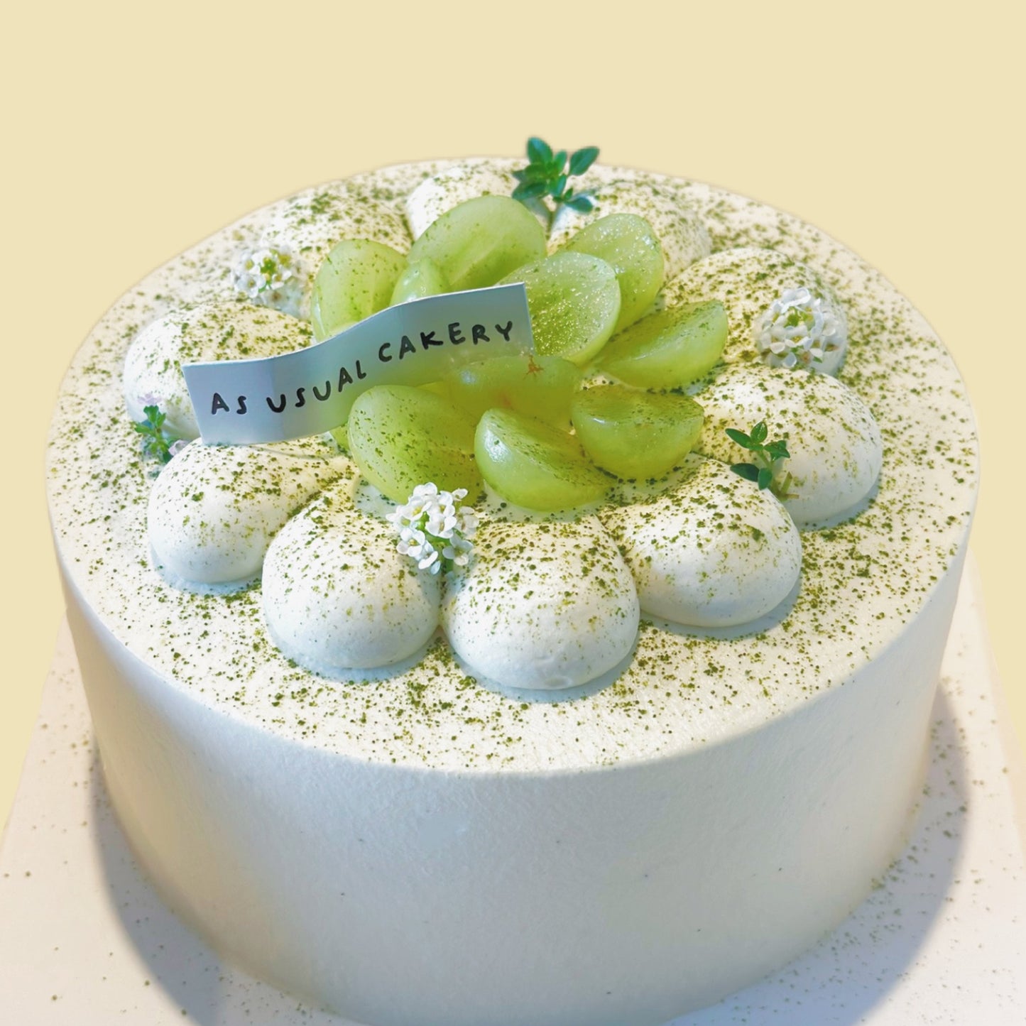 Oolong Tea Cream Chiffon Cake