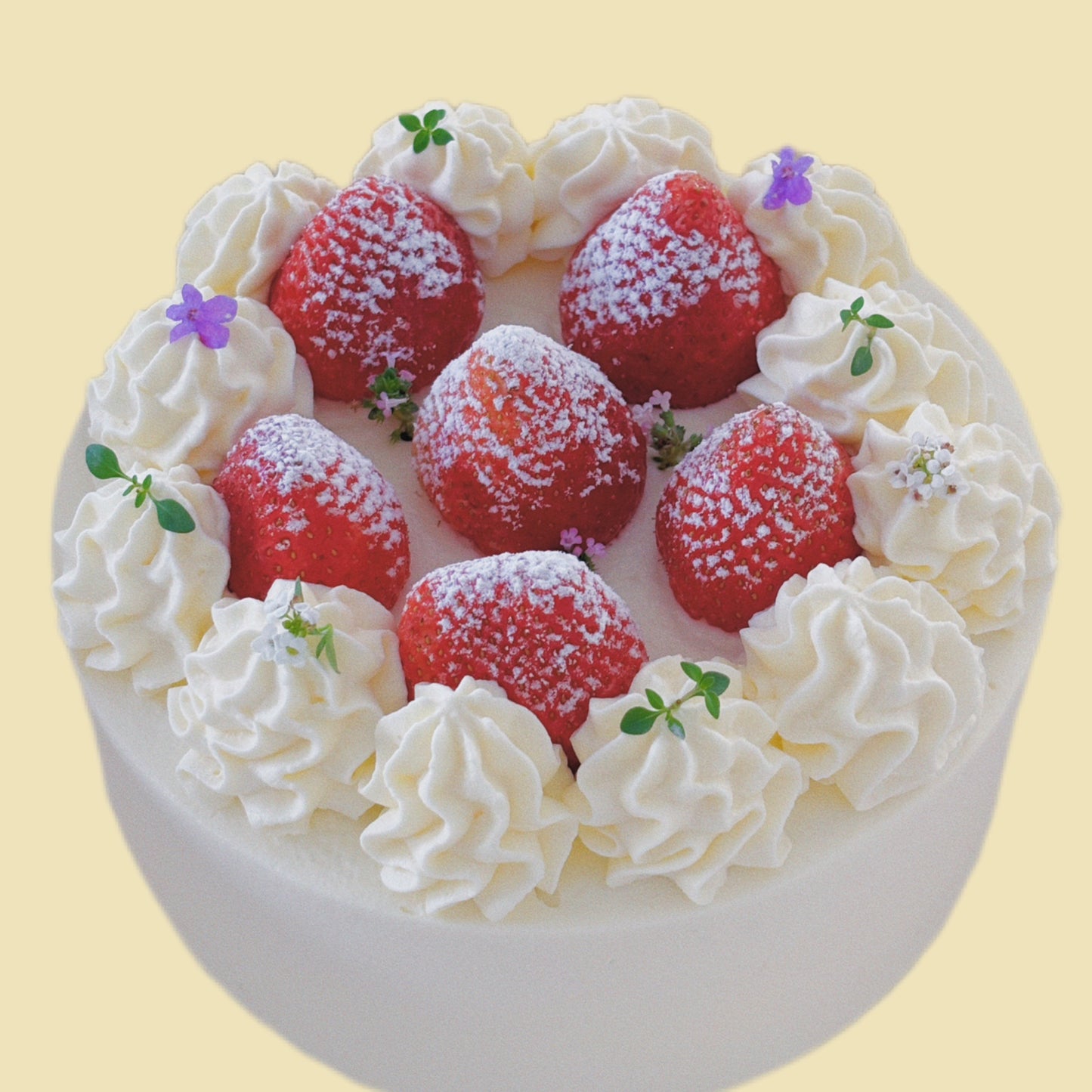 Strawberry Cream Chiffon Cake