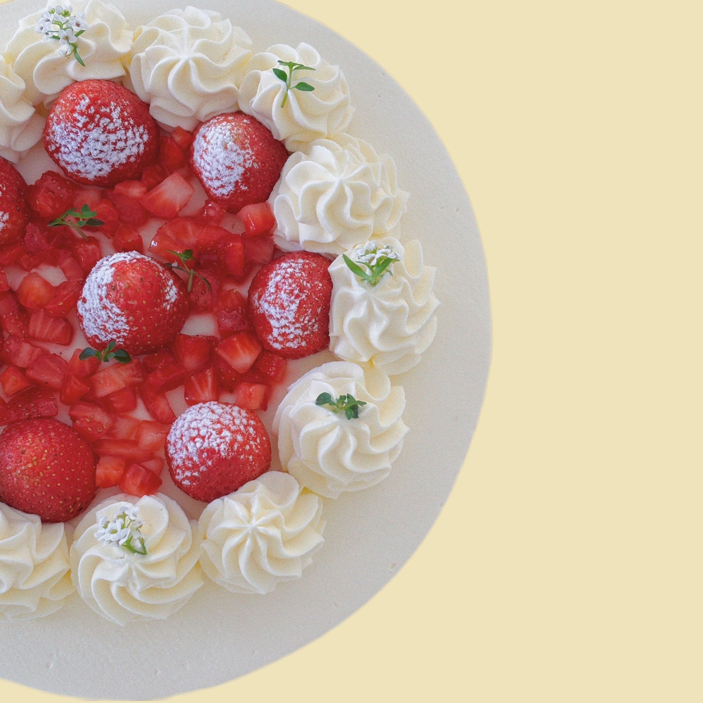 Strawberry Cream Chiffon Cake