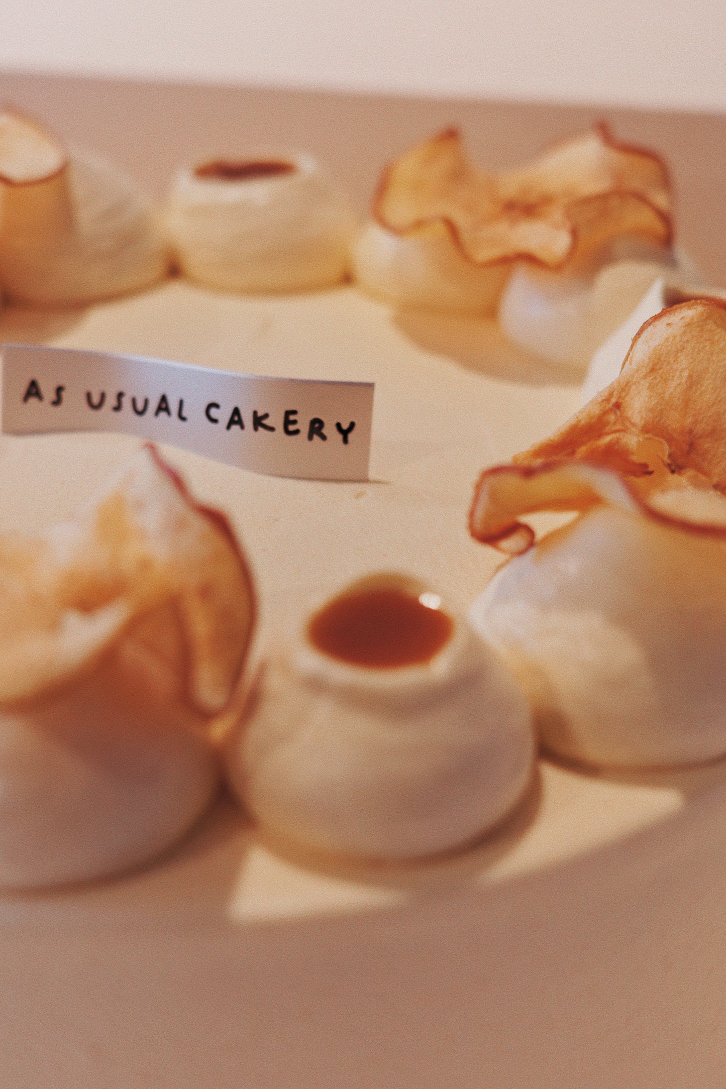 Apple-solutely Wintery (Toffee Caramel Apple Chiffon Cake)