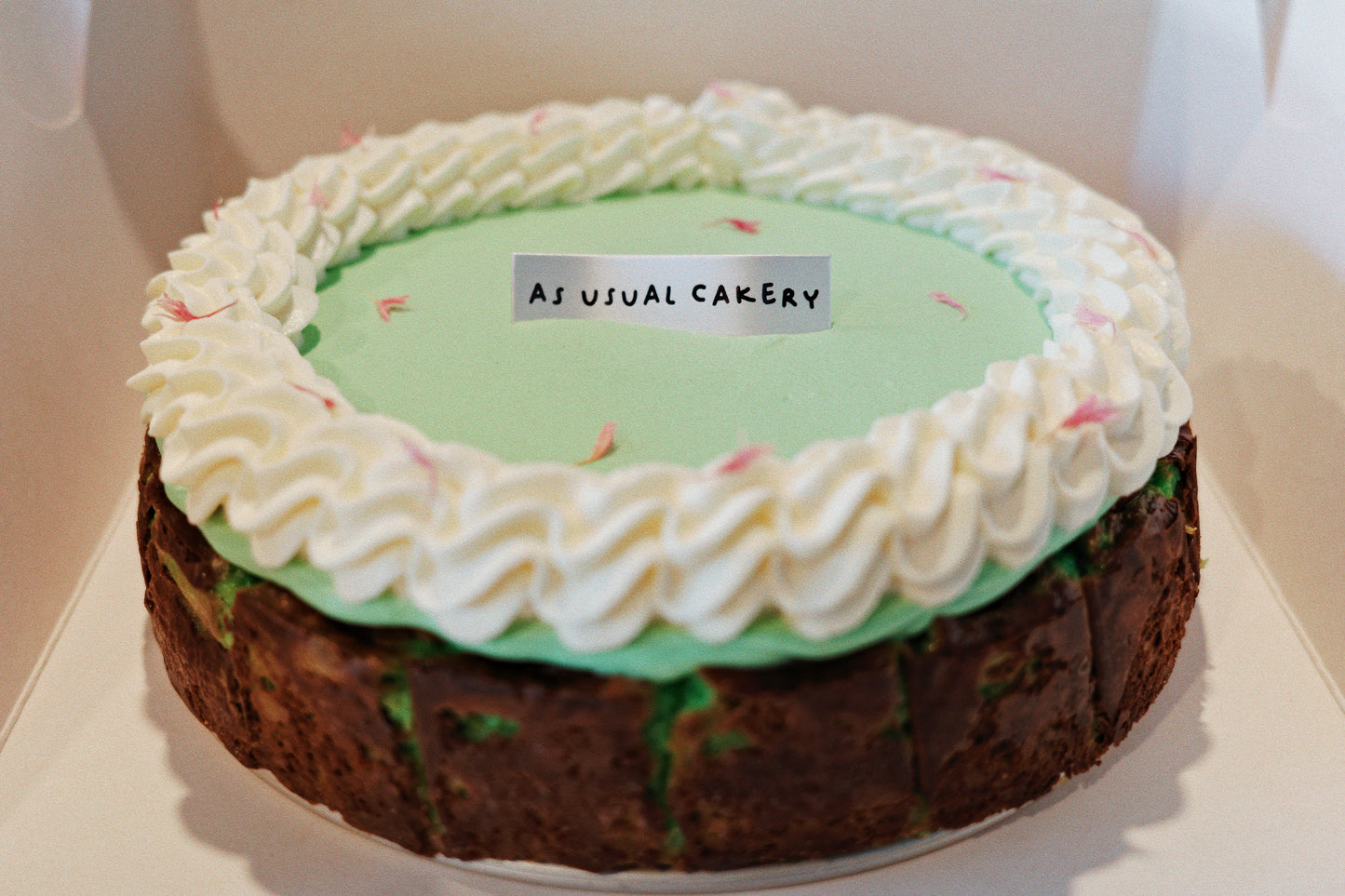 Pandan Basque Cheesecake