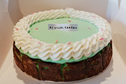 Pandan Basque Cheesecake