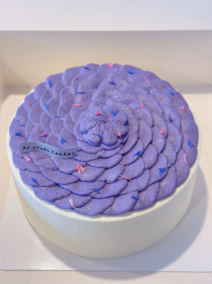 Ube Coconut Chiffon Cake (Celebration discount)