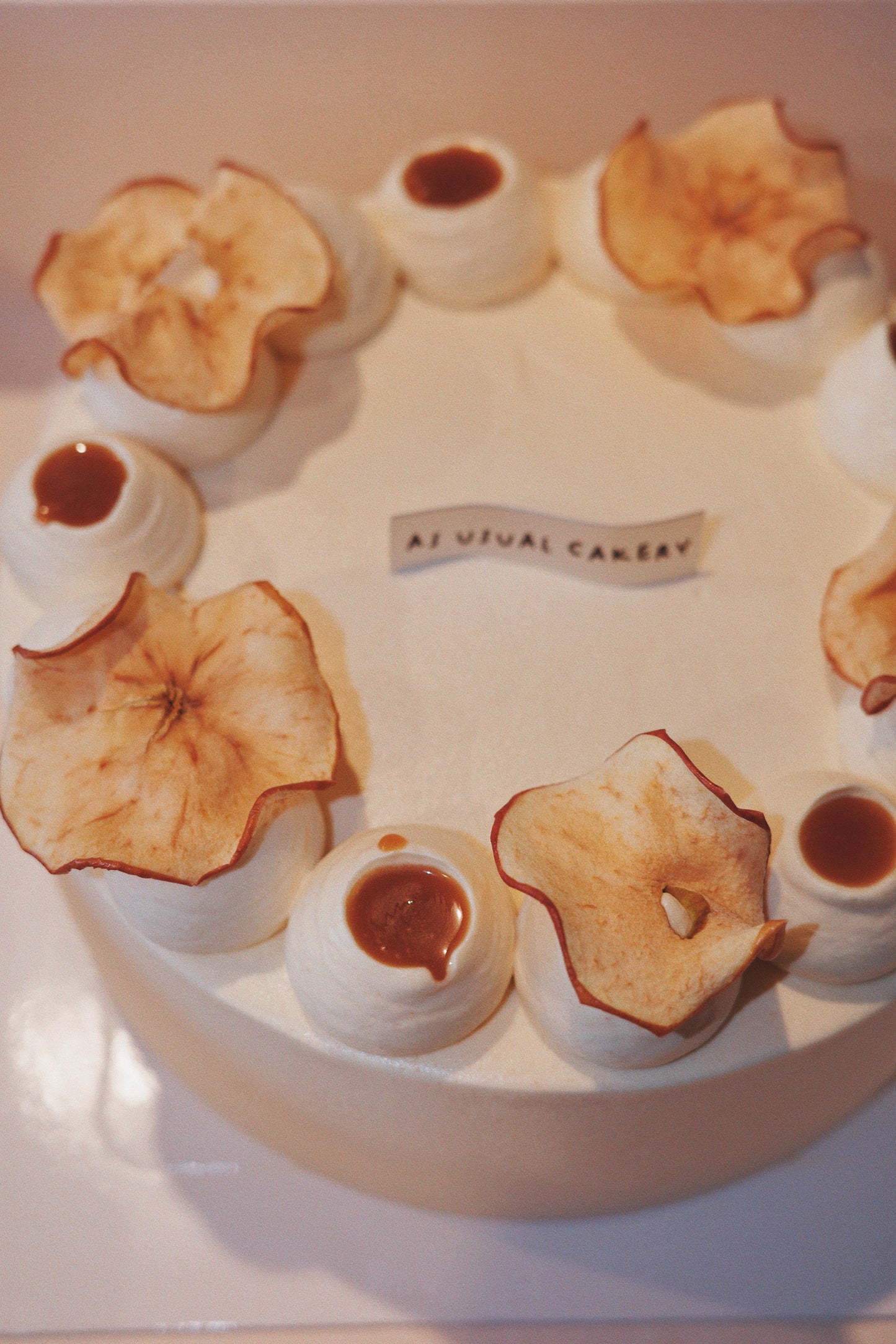 Apple-solutely Wintery (Toffee Caramel Apple Chiffon Cake)