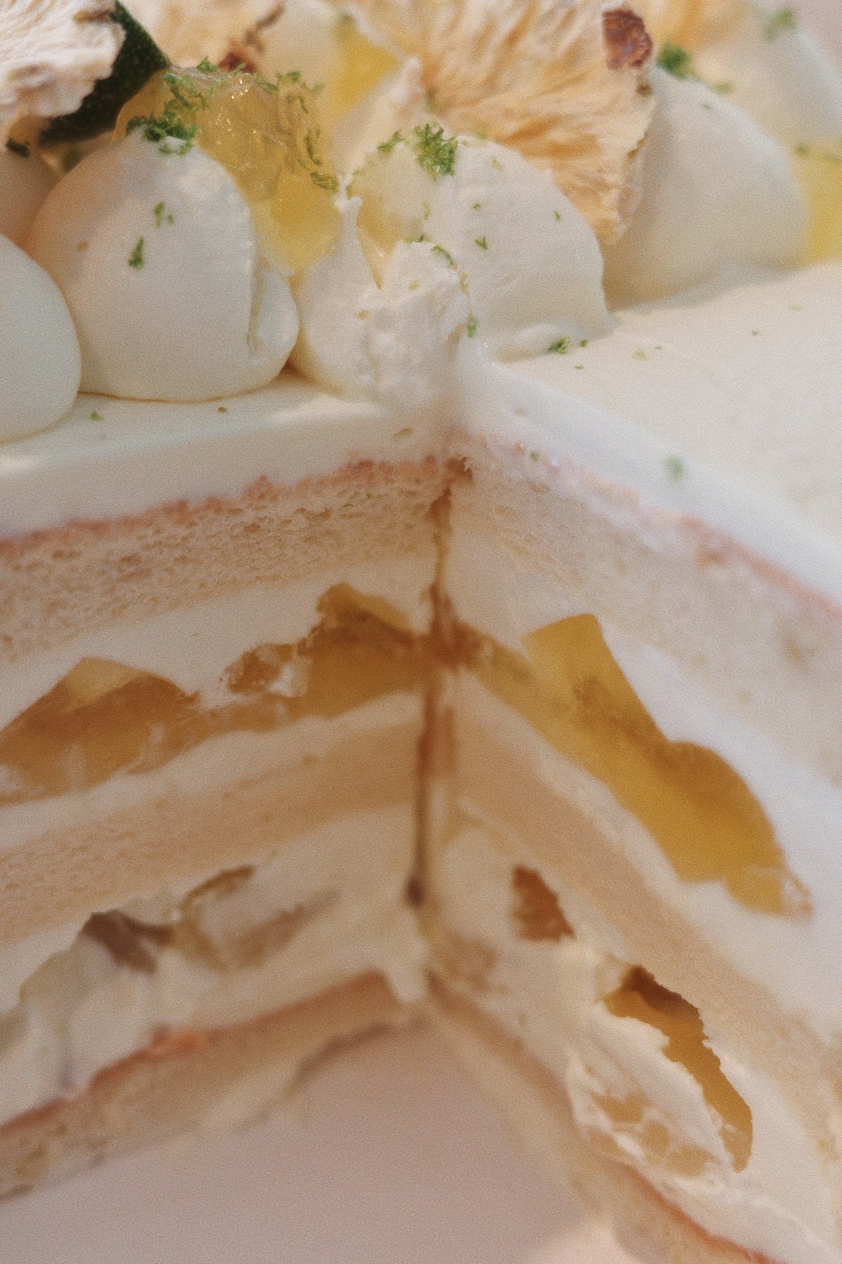 Piña Colada Chiffon Cake