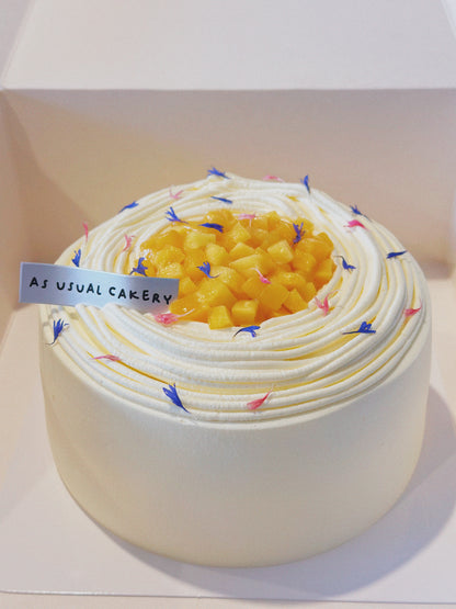 The SOFTEST Mango Cake