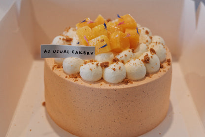 Thai Tea & Mango Chiffon Cake
