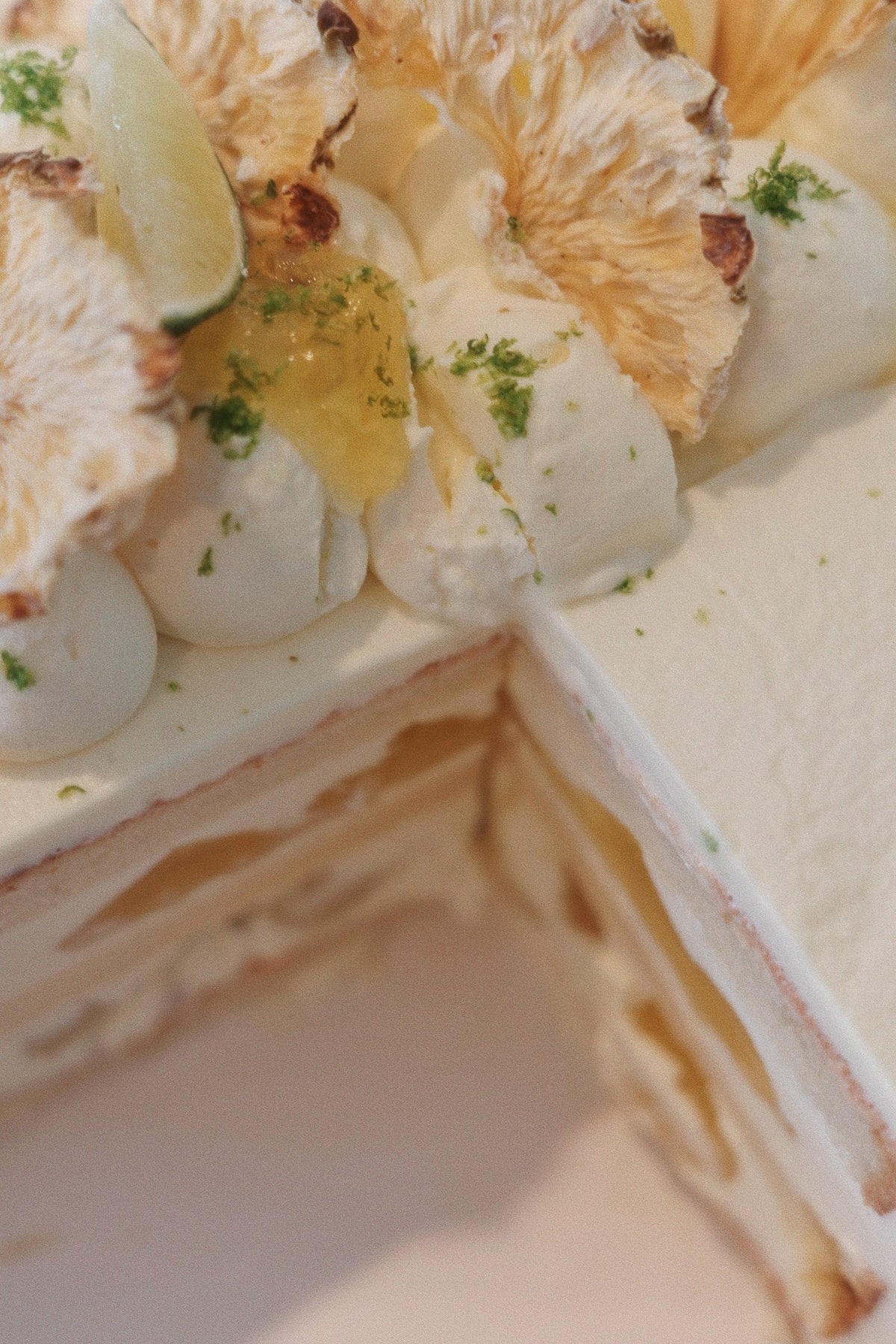 Piña Colada Chiffon Cake