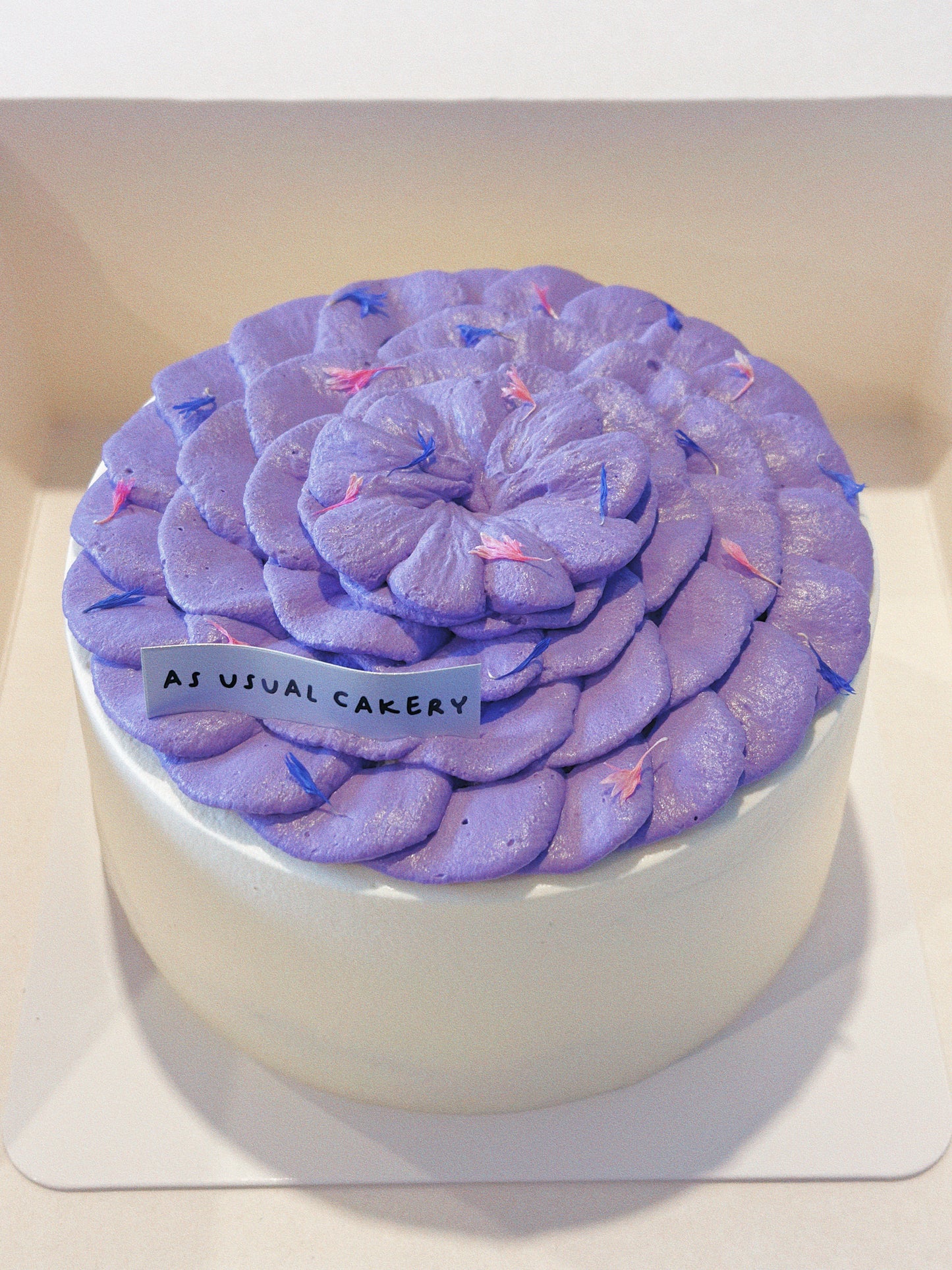 Ube Coconut Chiffon Cake