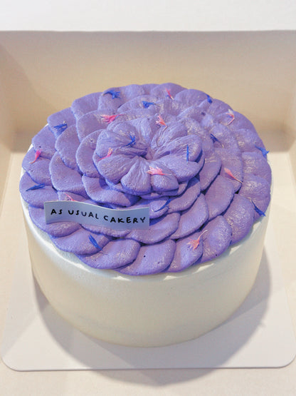 Ube Coconut Chiffon Cake
