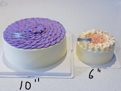 Ube Coconut Chiffon Cake