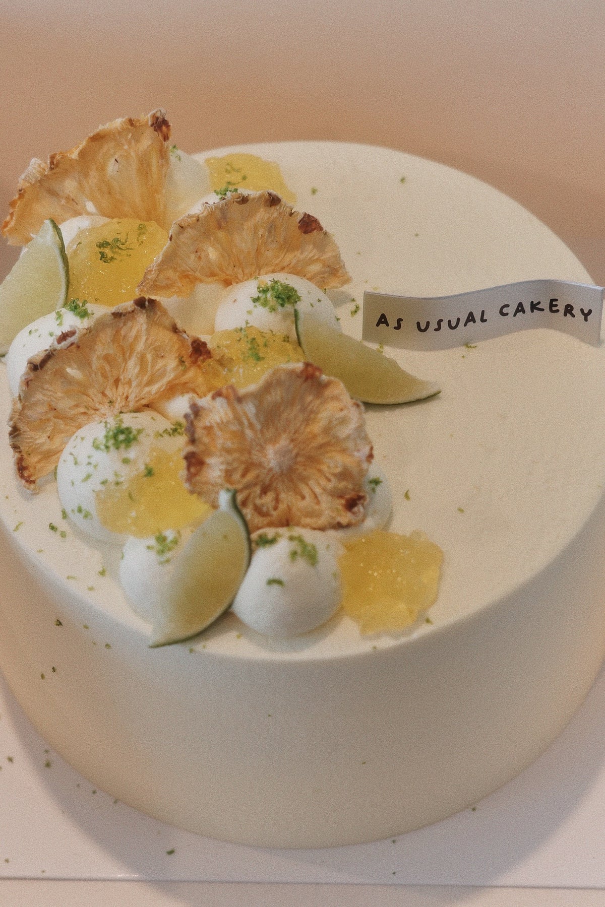 Piña Colada Chiffon Cake