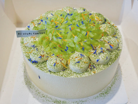 Oolong Tea Cream Chiffon Cake
