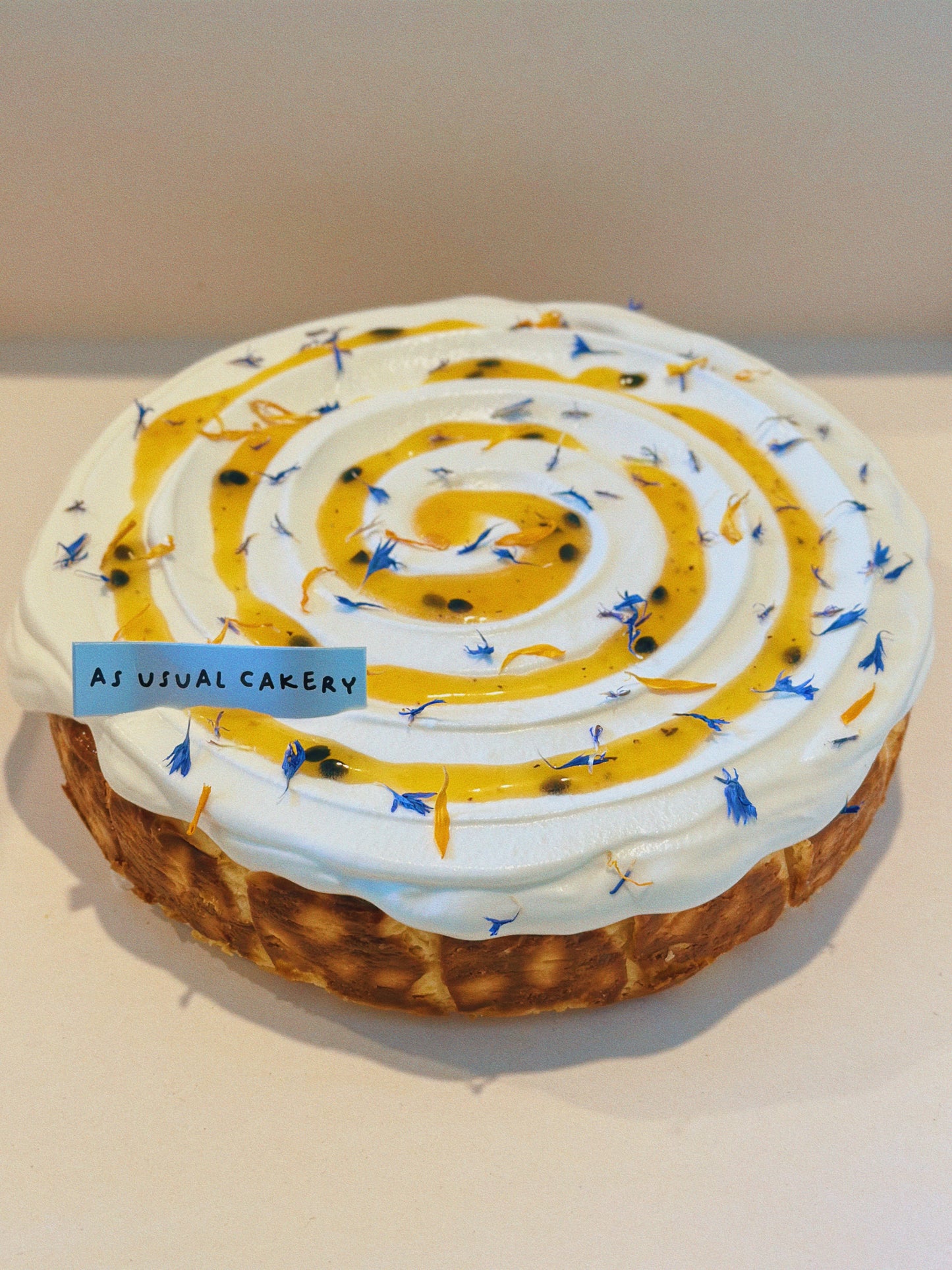 Passionfruit Basque Cheesecake (Gluten-friendly)