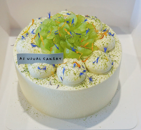 Oolong Tea Cream Chiffon Cake