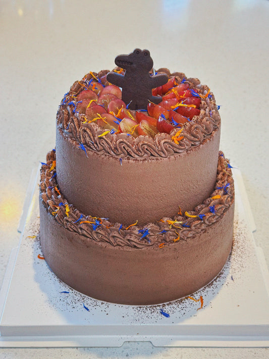 Two-layer Chocolate Chiffon Cake
