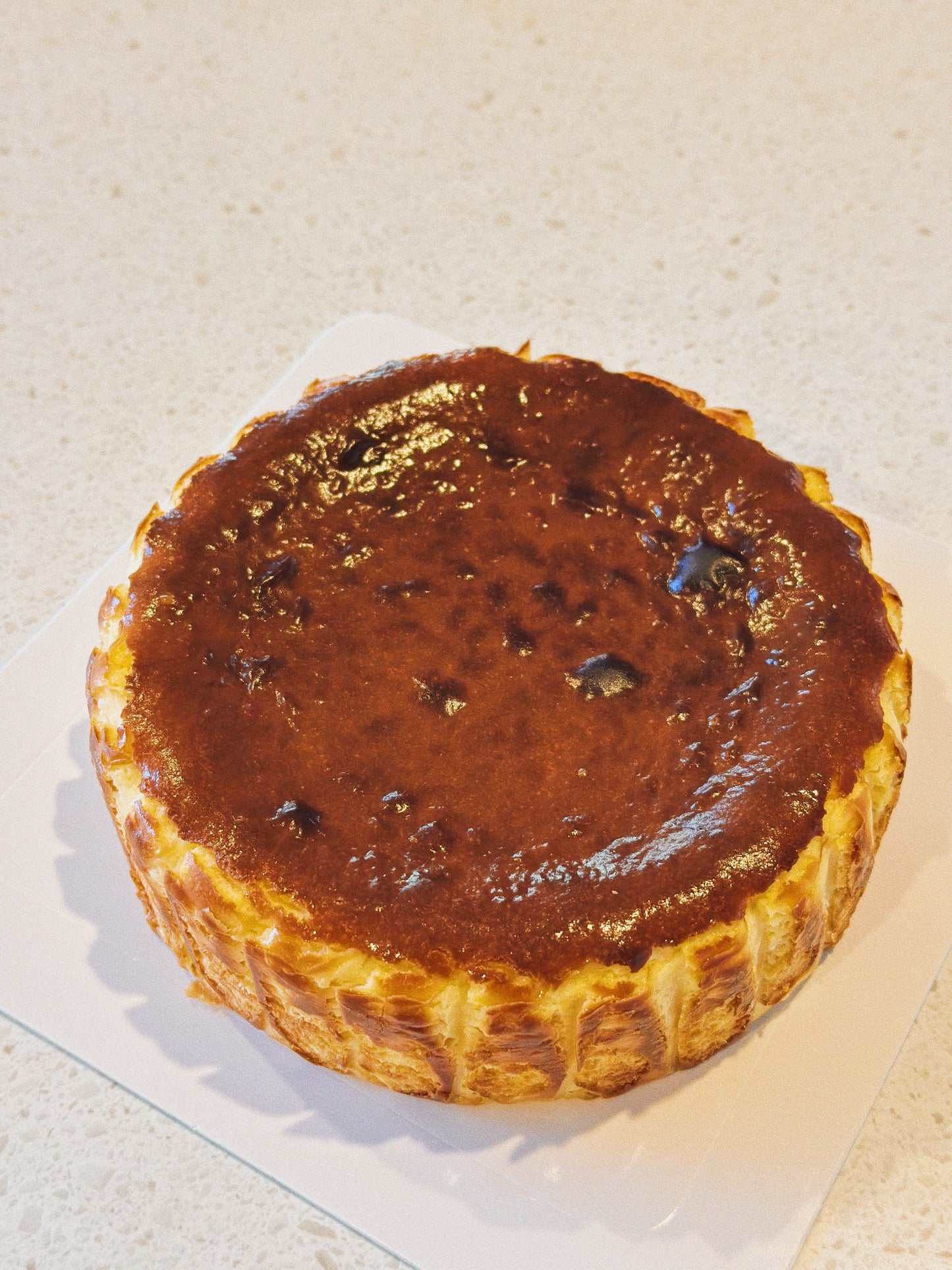 Freezer-Friendly Plain Basque Cheesecake