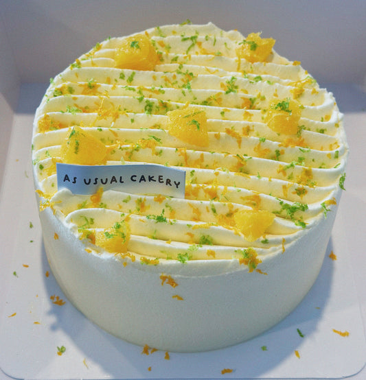 Orange Blossom Chiffon Cake