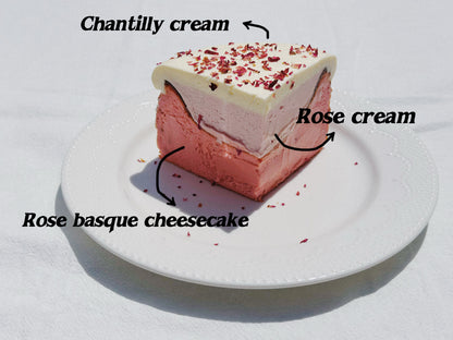 Rose Basque Cheesecake (Celebration discount)