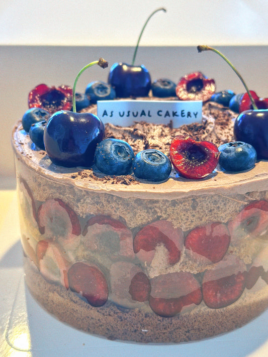 NZ Cherry Chiffon Cake - Limited Availability