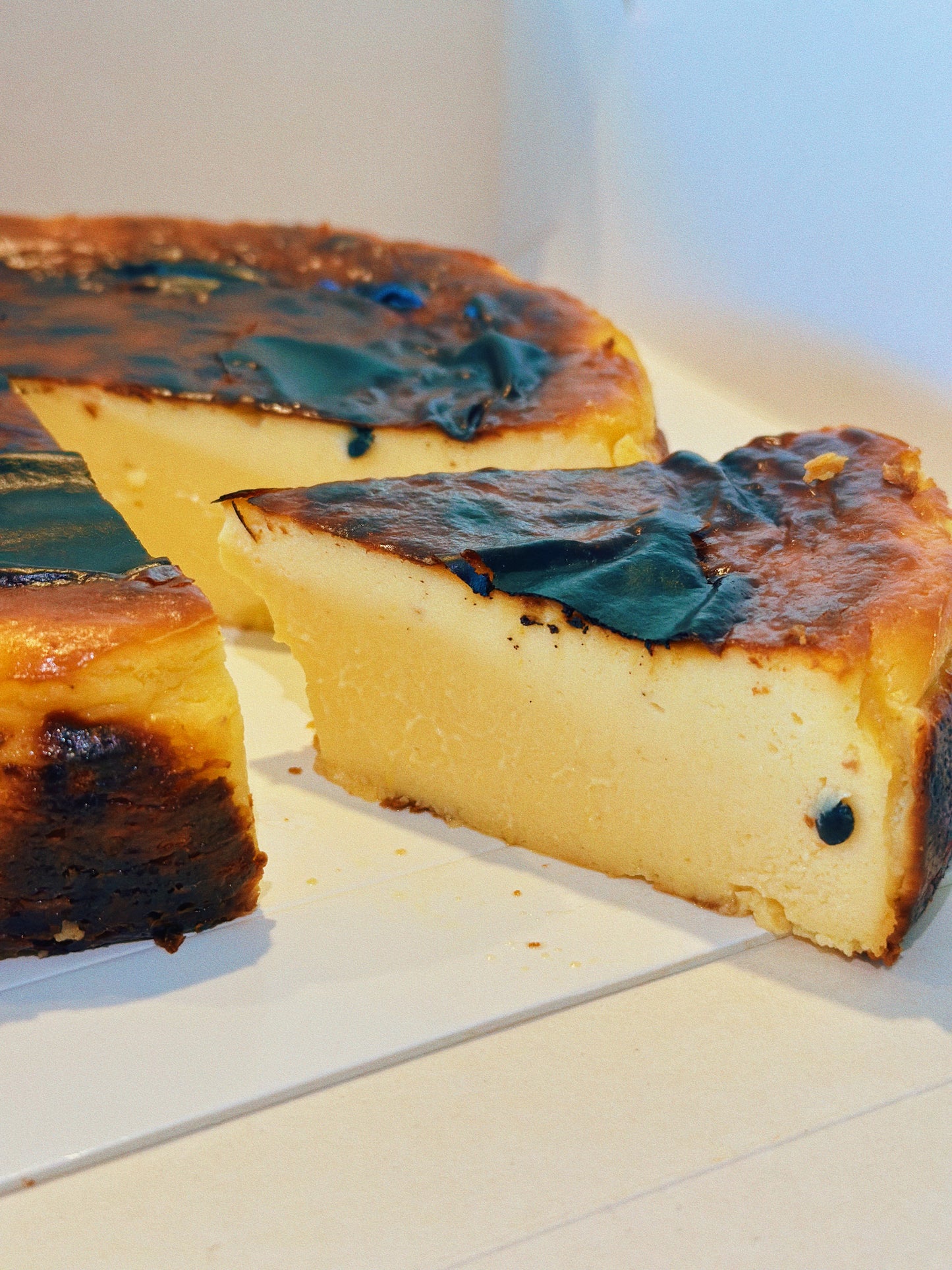 Passionfruit Basque Cheesecake (Gluten-friendly)
