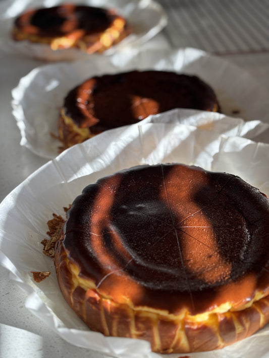 Freezer-Friendly Plain Basque Cheesecake