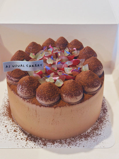 Dark Chocolate Chiffon Cake