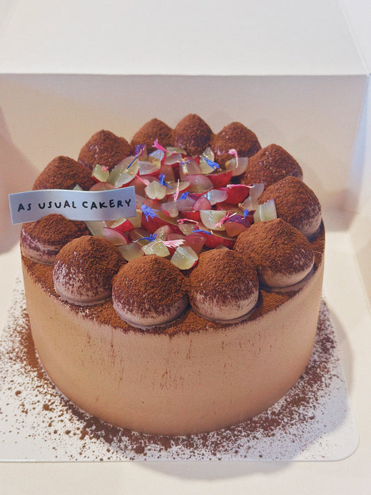 Dark Chocolate Chiffon Cake