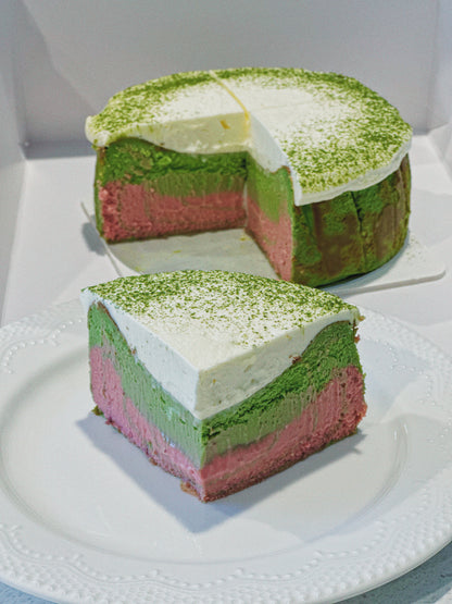 Artisan Matcha & Mixed Berry Basque Cheesecake (Celebration discount)