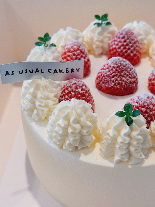 Strawberry Cream Chiffon Cake